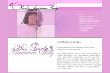 lovely american lady web site thumbnail