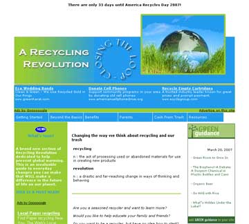 recycling revolution web site thumbnail